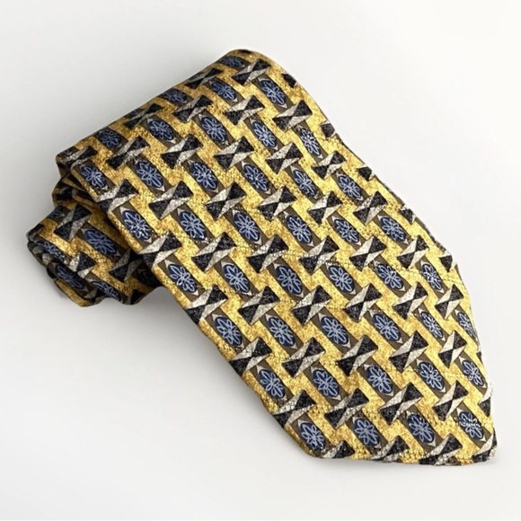 CHRISTIAN DIOR Monsieur Vintage Tie 100% Silk Made In Canada Classic 70s Style - Picture 1 of 5